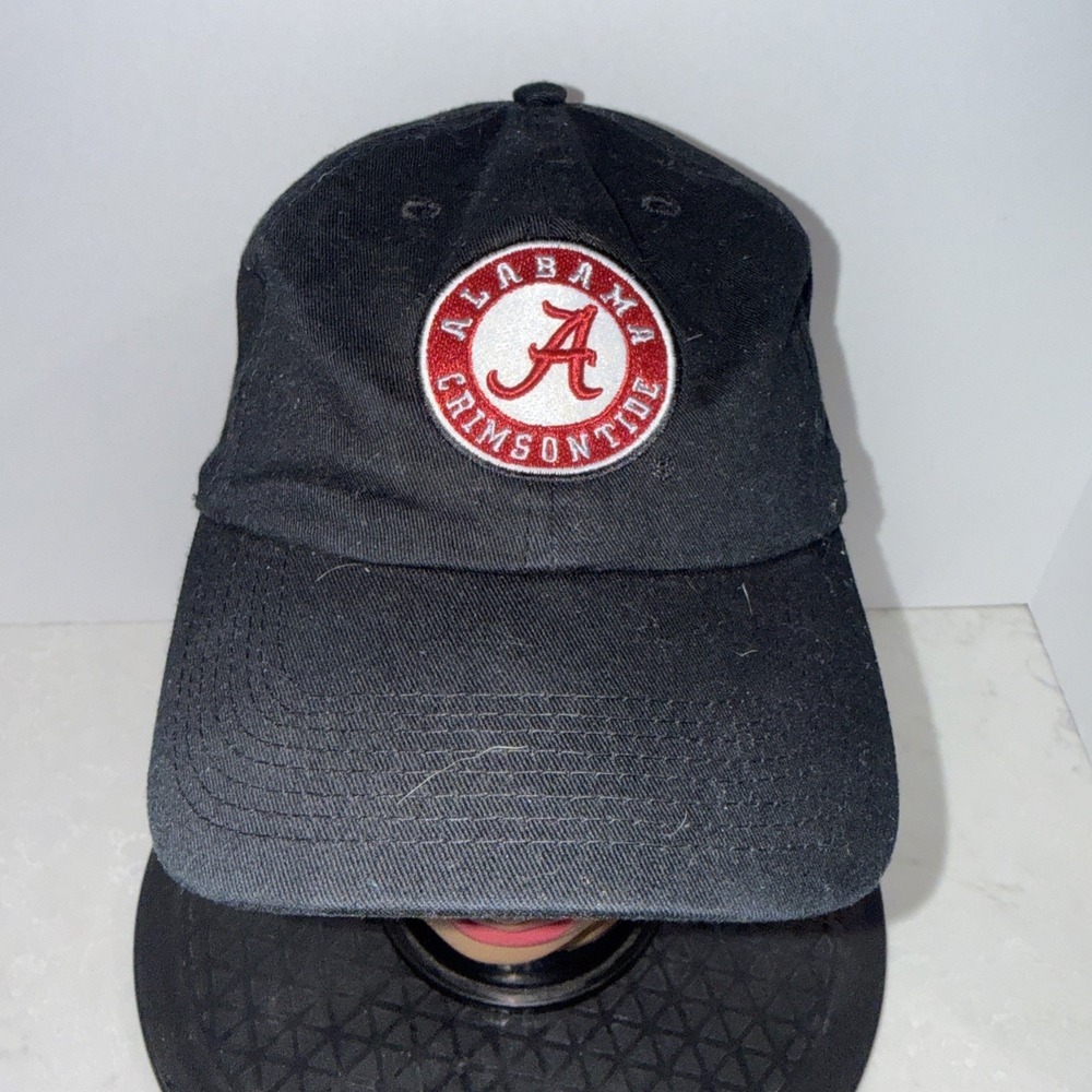 Alabama Crimson Tide 47 Brand Clean Up Hat Black Adjustable NCAA Cap oht
